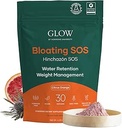 Glow Bloating SOS Drink Powder, Bloating Relief for kvinder med Morosil & fordøjelsesenzymer, for vand retention, Metabolisme, Gut sundhed & immunforsvar, Citrus Orange - Dietitian Co- Udviklet