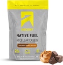 Duft Casein Protein Powder - 25g Micellar Casein Powder med Zero Kunstige Artificielle Artiskokker & Sødestoffer, Gluten Free, Ingen Tilsat Sukker, 4,9 g BCAA, 2,2g Leucin - Chokolade Peanut Butter, 2 Punds