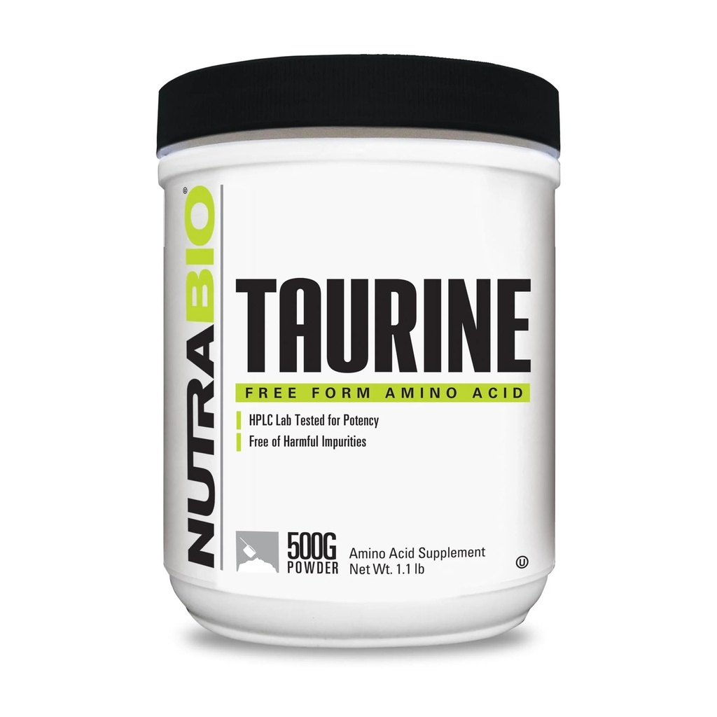 NutraBio Taurine Powder 500g