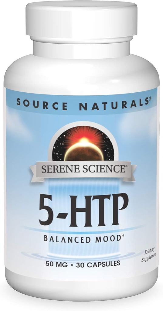 Source Naturals Serene Science 5- HTP, 50mg - 30 kapsler