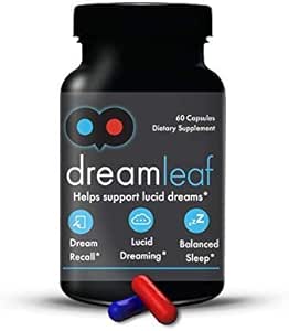 Dream Leaf Pro - Premium Lucid Dreaming Supplement - 60 kapsler, Valerian Root, Mugwort, Alpha GPC, Cholin Bitartrate, Huperzine- a