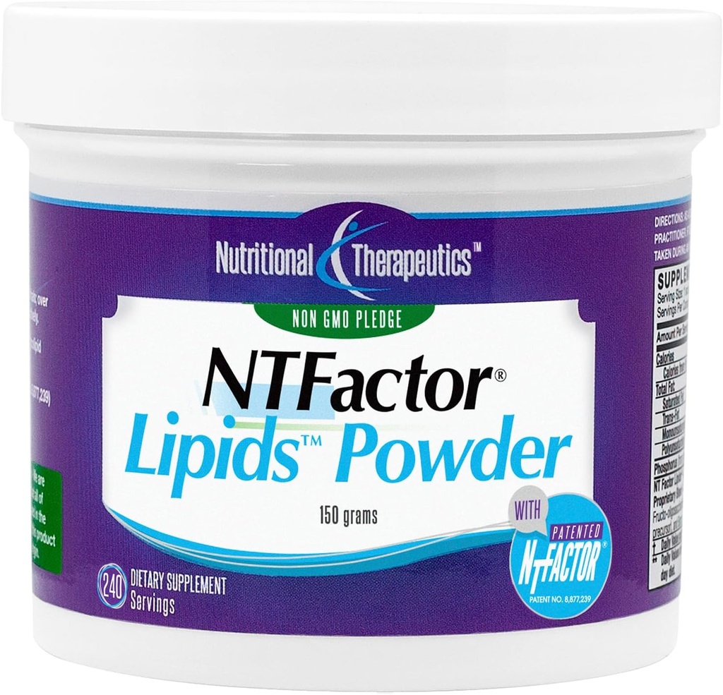 Nutritional Therapeutics NTFactor Lipids Powder, Aging & Cellular Support, 240 Servere