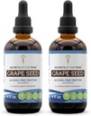 Secrets of the Tribe Grape Seed Tincture Alcohol- Free Liquid Extract, Grape (Vitis Vinifera) Tørret frø (2x4 FL OZ)