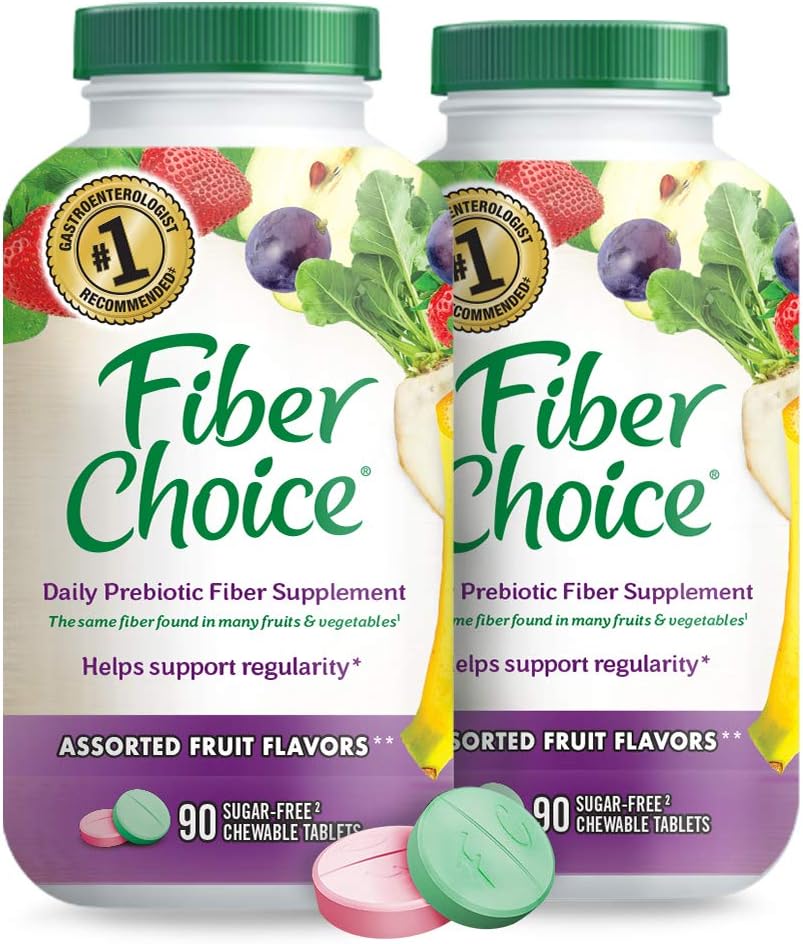 Fiber Choice Assorted Fruit 90 Tabletter (pakke med 2)
