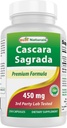 Bedste Naturals Cascara Sagrada 450 mg 250 Kapsler