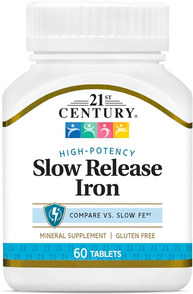 21 Century B 12 2500 mcg 110 Grev & langsom udgivelse Jern 60 Greve