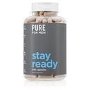 Rene for mænd Original renlighed Stay Ready Fiber Supplement # 124; Hjælper fremme fordøjelsesmæssige Regularitet # 124; Psyllium Husk, Aloe Vera, Chia Frø, Flaxsefrø # 124; Proprietary Formel # 124; 240 Vegan Kapsler