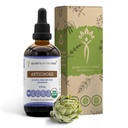Secrets of the Tribe Artichoke USDA Organic Mezzogiorno 124; Alcohol- Free Extract, High- Potency Herbal Drops Mezzogiorno 124; Lavet af 100% Certified Organic Artichoke (Cynara scolymus) Tørret Leaf 4 oz