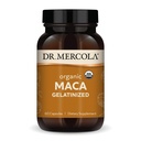 Dr. Mercola Organic Maca Gelatinized Dietary Supplement, 30 Servere (60 kapsler), Ikke GMO, Gluten Free, Soy Free, USDA Organic