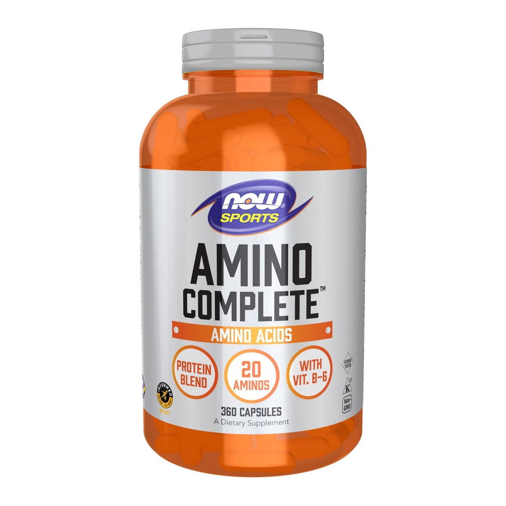 Now Foods Sport, Amino Complete, 360 Veg kapsler