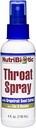 NutriBiotic - Halsen Spray med GSE, 4 Fl. Oz Note 124; Dødbringende og lindrende Sore Hals Support med Grapefrugt Seed Extract, Zink & Menthol Medicated 124; Alkohol Free & Non- Medicated