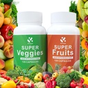 Frugt og grøntsager Supplement 240 Caps - 120 Frugt og 120 Veggie Kapsler - Hel mad & Natural Superfood fyldt med vitaminer og mineraler til kvinder, Mænd støtter energiniveauer