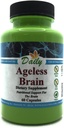Daily Manufacturing Ageless Brain ™ (Methylfolat, B12, Resveratrol, Lutein, Zeaxanthin, Ashwagandha Extract, Curcumin, Astaxanthin & Inulin)