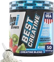 BPI Sports Best Creatine - Creatine Monohydrate Powder for Men & Women, Himalayan Salt - Strength, Pump, Endurance, Muscle Growth, Muscle Definition, No Bloat - Kiwi Strawberry - 50 Servings - 9.07 Oz