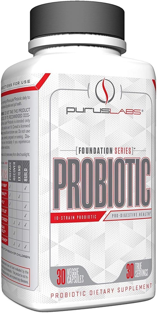 Purus Labs PROBIOTIC kapsler, 30 Servere