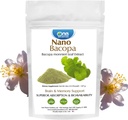 One Planet Nano Bacopa Powder 8 oz (227 Servere), Bacopa monnieri Extract, Nano for Easy Absorption, Enhances Memory & Focus, Hjælpestof-Free, Non- GMO, Vegan, Gluten- Free