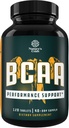 Branch Chain Aminosyrer Supplement - Vegan BCAA tabletter Post Workout Muscle Recovery og Muscle Growth Support - Brancheed Chain Aminosyrer Supplement for mænd og kvinder Workout Recovery 120 Tæl