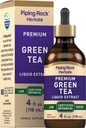 Piping Rock Green Tea Extract Liquidation Measures 124; 4 Fl Oz Measures 124; Premium Herbal Supplement Measures 124; Vegetar Measures 124; Alkohol Free Measures 124; Non- GMO, Gluten Free
