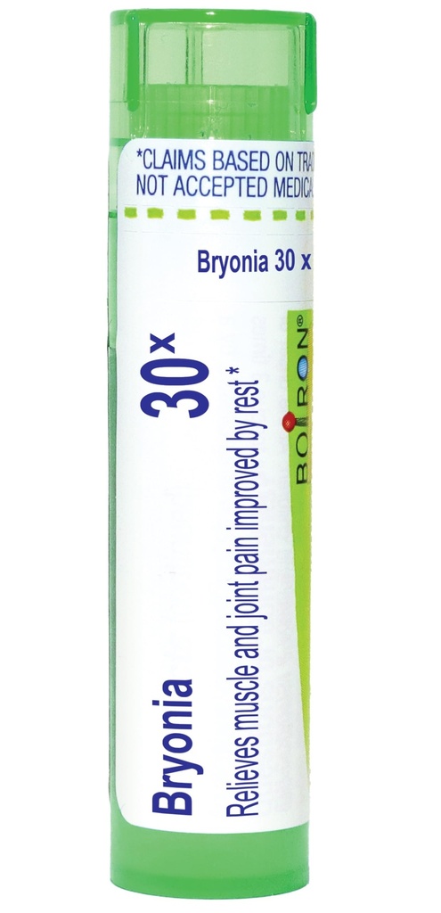 Boiron Bryonia 30X Homøopatisk medicin til muskelsmerter - 80 Pellets