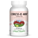 Maxi Health Circu- E 400 IE - Natural Vitamin E - Krops Defense System Support - 60 Kapsler - Kosher