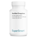 Supersmart Bacillus Coagulans Probiotic 4 Million CFU per dag (høj absorption) - Lactobacillus Sporogenes Support 124; Non- GMO & Gluten Free - 60 forsinket frigivelse kapsler