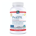 Nordic Naturals ProEPA, Lemon - 120 Soft Gels - 1210 mg Omega-3 - High-Intensity EPA Formel for sund mad, Heart Health & Cellular Function - Non-GMO - 60 Serveringer