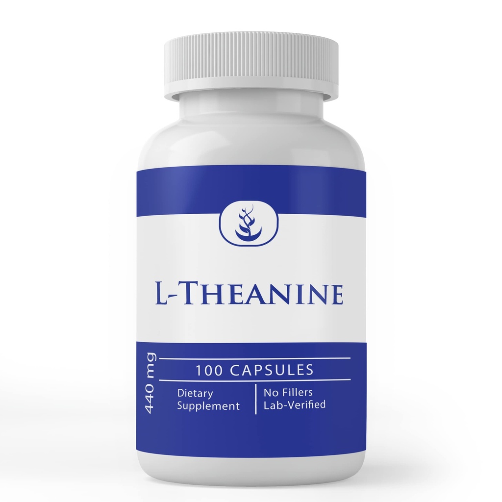 Pure Original Ingredients L-Theanine, (100 Capsules) Always Pure, No Additives or Fillers, Lab Verified