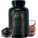 Schizandu Aktiveret kokos Charcoal Capsules - Understøtter sundhed - Vegansk, Økologisk, Non- GMO, Ingen tilsætningsstoffer - X- Stor flaske 210 Tæl