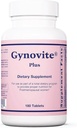 Optimox Gynovite - Menopause Kosttilskud til kvinder, Post Menopause Support Vitaminer til Hot Flash, Night Sweats, Women 's Menopausale Comfort - 180 tabletter