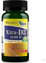 Amerika Medic & Science Xtra D3 Vitamin D 10.000 IE (250 mcg) Cholecalciferol supplement til mænd og kvinder (60 let at synke softels) Bedste for ben, hjerte sundhed, immunsystemet støtte, Lung funktion
