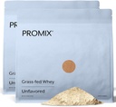 ProMix Nutrition Whey Protein Powder, Unflavored - Grass-Fed - ­Post Workout Fitness & Nutrition Shakes, Smoothies, Baking & Cooking Recipes - Gluten-Free & Keto-Friendly - 5 Pound (Pack of 2)