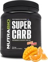 NutraBio Super Carb, Kulhydrat pulver med Cluster Dextrin & Electrolytes, Avanceret Carb supplement Pulver til workout brændstof, ydeevne, og muskel Inddrivelse, Cyklisk Dextrin, Orange Mango, 30 Sv