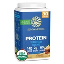 Organic Plant Based Protein Powder 124; Vegan Organic Protein Powder med BCAA Aminosyrer & Hemp Seed Pea Blend • 124; Non- GMO Soy Dairy Filler & Gluten Free (Chocolate Peanut Butter, 30 Servere)