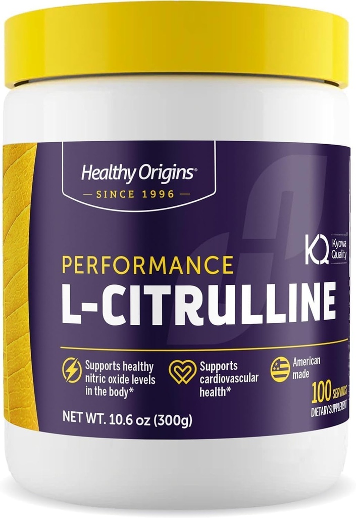 Sunde oprindelser - L- Citrullin (Amerikan- Made, Non- GMO, Gluten Free, Atletisk Support), 10.6 Ounce