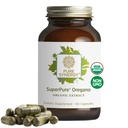 PURE SYNERGY SuperPure Oregano Uddrag 124; Oregano Oil Uddrag Kapsler 124; Organic Oil and Leaf Support 124; for immunforsvar, fordøjelsessygdomme og luftvejssygdomme (60 Kapsler)