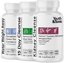 Total Body Cleanse Detox for kvinder & Mænd til Flush Out Residual Waste & Excess Wight Means 124; Colon Nyre Urinary Tract & Fluid Loss Support
