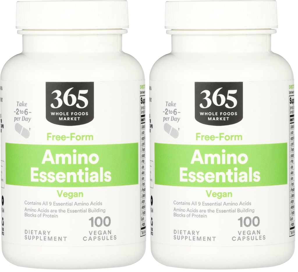 Whole Foods Market, Amino Essentials, 100 ct (pakke med 2)