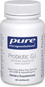 Ren indkapsling Probiotisk G.I. - Hylde Stabil Probiotisk til Intestinal Health & Gastrointestinal Support - med Lactobacillus & Bifidobacterium - 60 kapsler