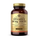 Solgar Vitamin E 268 MG (400 IE) (d- Alpha Tocopherol & blandede tocopheroler), 100 Softels - Understøtter immunsystem & hudernæring - Natural Antioxidant - Gluten Free, Dairy Free - 100 Servere