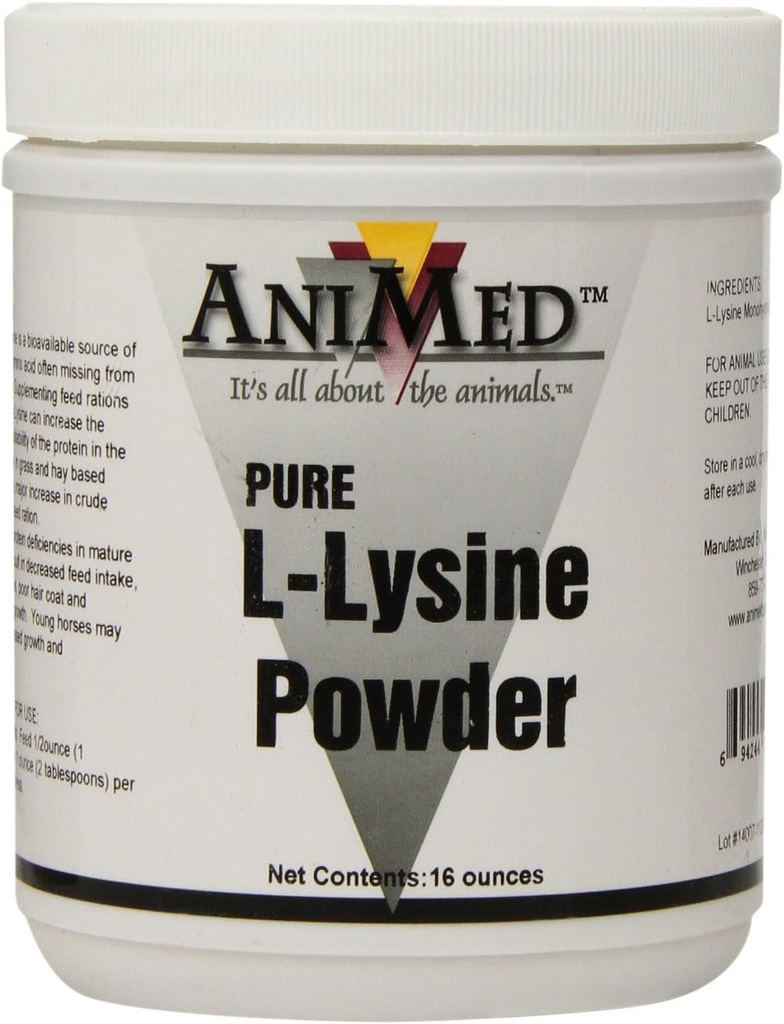 AniMed L- Lysin til heste, 16 - Ounce