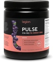 LEGION Pulse Pre Workout Supplement - Alle naturlige nitrogenoxid Preworkout drikke til Boost Energy, Kreatin Free, naturligt sødet, Beta Alanine, Citrullin, Alpha GPC (Koffein Free Grape)