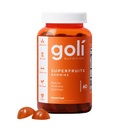 Goli Nutritional Supplement, SuperFruits Beauty Gummy Vitamin - 60 Greve - Collagen- Promotion Ingredienser - Blandede frugter, Vegan, Plant- baseret, Non- GMO, Gluten- Free & Gelatine Free