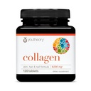 Youtory Advanced Collagen - 6.000 mg - med C-vitamin og aminosyrer - for hårvækst, hud og negle * - Understøtter Joint, Bone & Muscle Health * - for kvinder og mænd - 120 tabletter (20-dages levering)