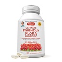ANDREW LESSMAN Ultimate Friendly Flora Probiotic 60 Kapsler - 25 Millioner CFU, Omfattende Blend af fem Probiotiske Strops, Kraftig Immun og fordøjelsesstøtte. Probiotika til kvinder eller mænd