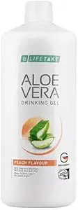 LR Livstakt Aloe Vera Drikkende Gel Peach Flavour Health Care Kvinder Mænd drikker hver dag naturlig behandling - 1000 ml. / 33.3 fl.oz