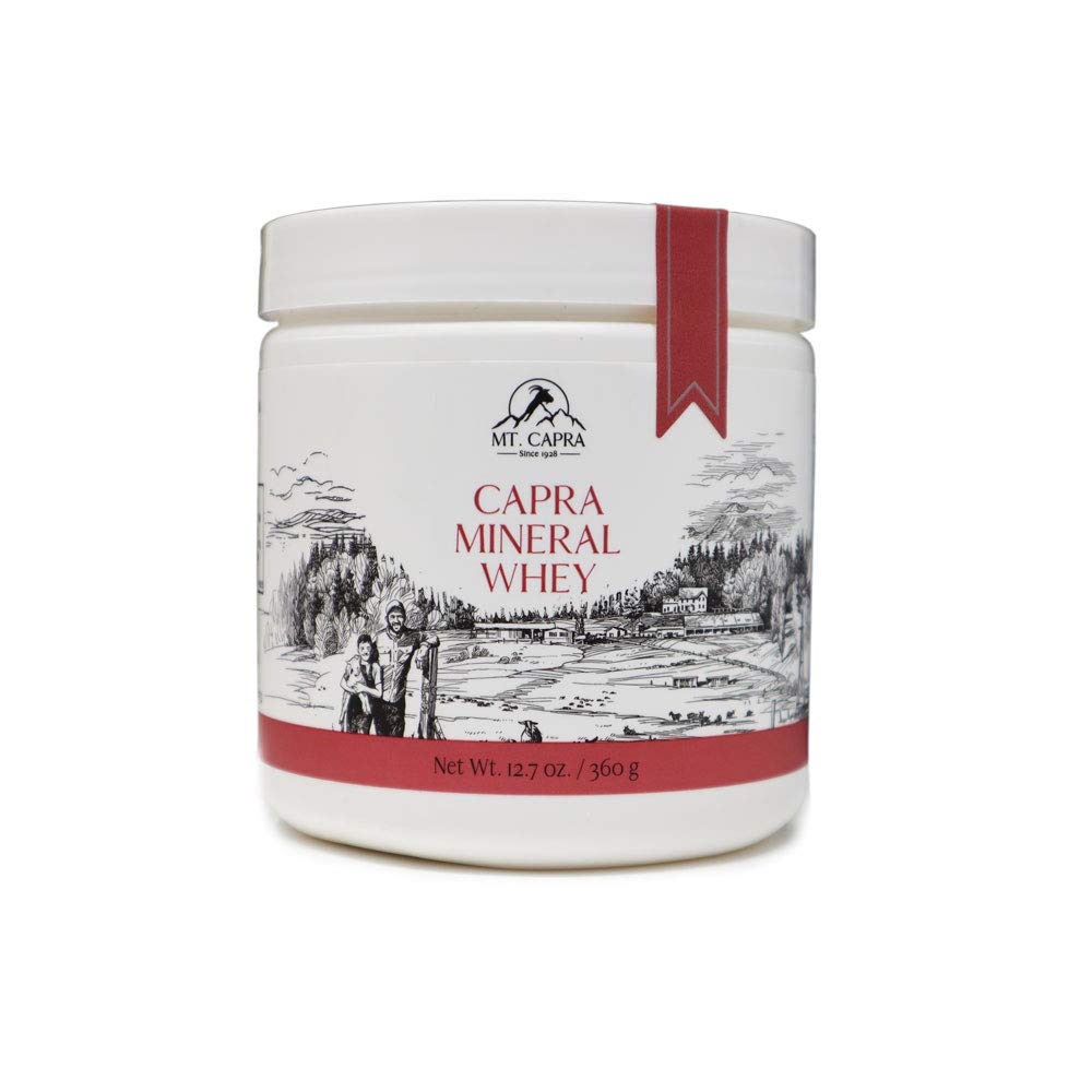 Mt. Capra Mineral Whey Mk. 124; En hel mad, Bio- Tilgængelig Mineral / elektrolyte pulver supplement fra Geat Milk Whey, Rig i kalium, Alkaliserende Mk. 124; 14 Servere - 12,7 oz