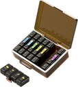 Weekly Pill Organizer 4 Times a Day, Large Compartments Pill Box 4X 7 Day, Medicine Organizer Pill Case for Pills/Vitamins/Fish Oils/Medication/Supplements (Brown)