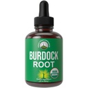 Peak Performance USDA Organic Burdock Root Liquid Drops Supplement. Vegansk ekstrakt tinktur for kvinder og mænd. Økologisk Burdock Root Oil Herb. Zero Sugar, Gluten Free Supplements