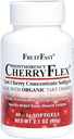 FruitFast CherryFlex 100% Red Tart Organic Cherry Concentrate Supplement - Chewable Softgel - 60 Greve - Non-GMO og Gluten Free - fremmer sund fælles funktion *