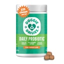 Doggie Dailies Probiotika til hunde - Avanceret hund Probiotika med Prebiotika - fremmer fordøjelsessygdomme - Understøtter immunsystemet og samlet sundhed (Pumpkin) 225 bløde tykkere